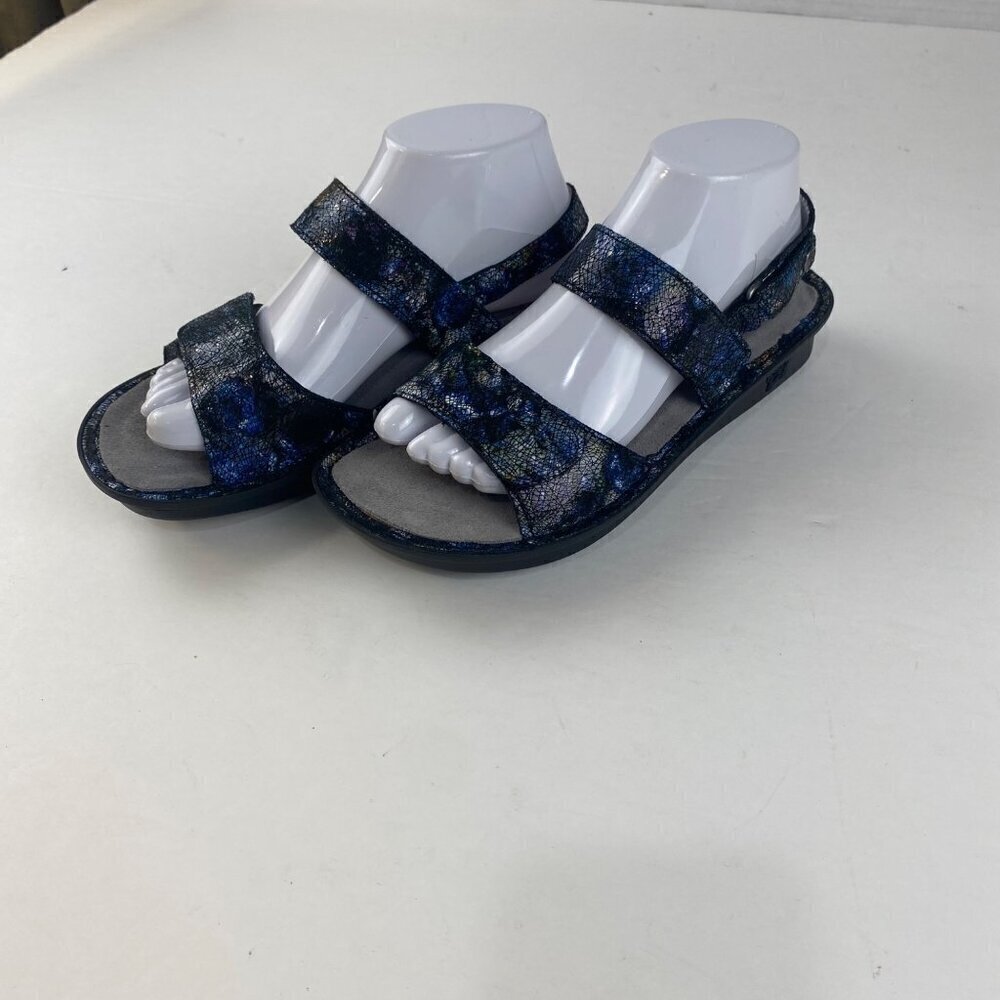 Alegría Women’s Leather KLEO Glimmer Glam sandals size 38